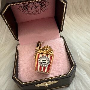 Authentic Juicy Couture Popcorn Bucket Charm